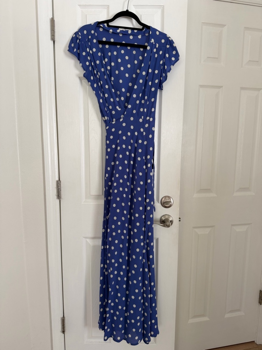Tularosa Blue Polka Dot Dress